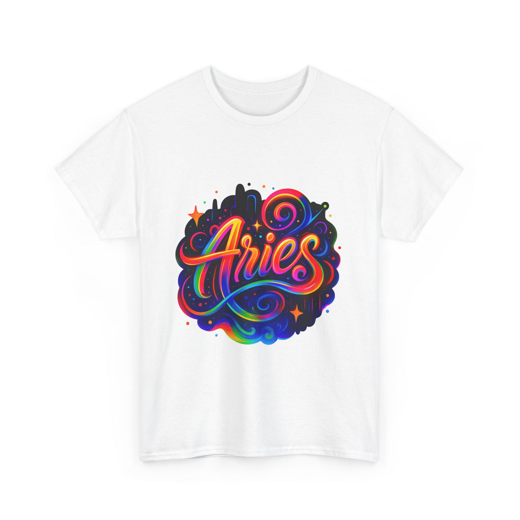 Neon Aries Zodiac Tee