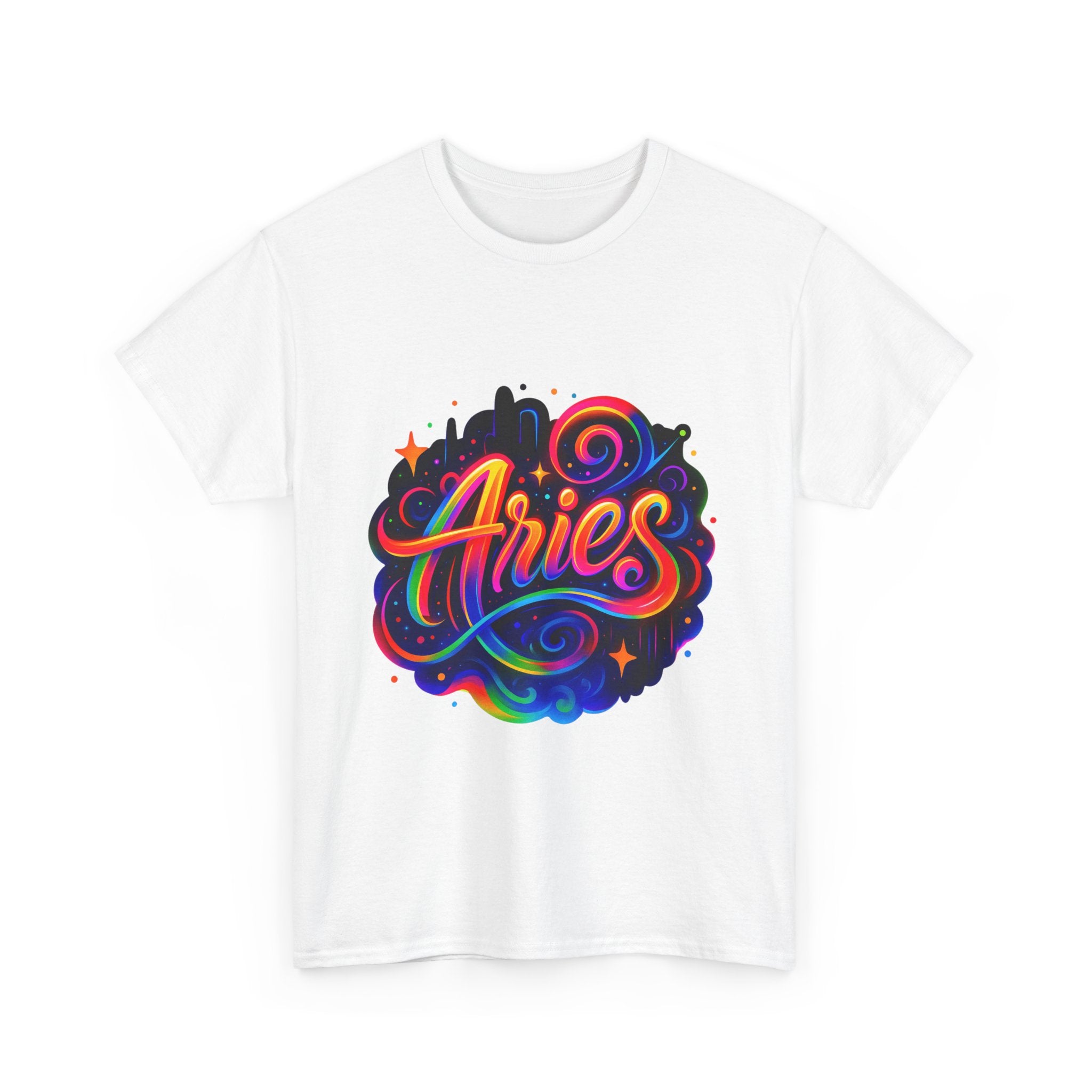 Neon Aries Zodiac Tee