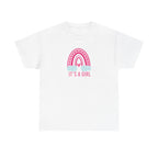 It's A Girl Unisex Tee, Baby Shower Gift, Gender Reveal Shirt, Pink Newborn Outfit, Pregnancy Announcement Top