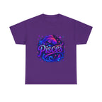 Neon Pisces Zodiac Tee