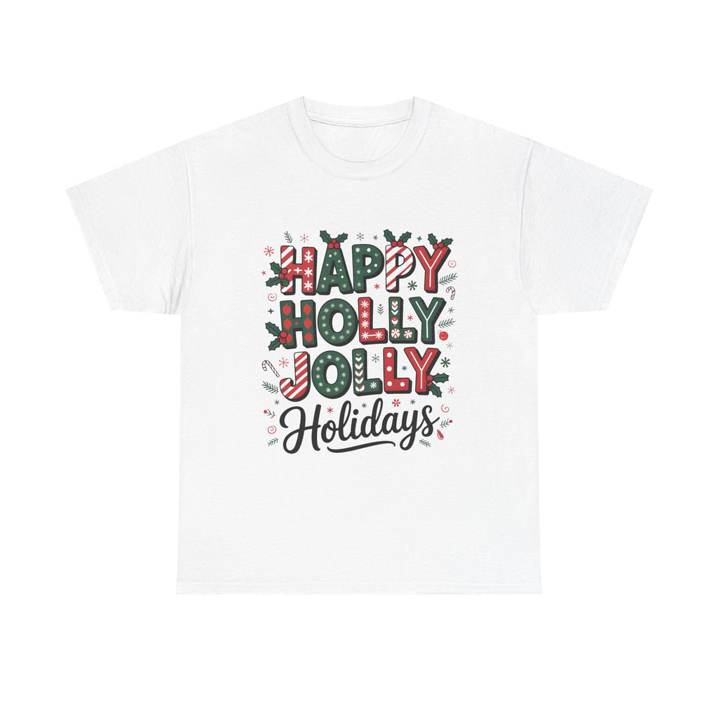 happy holly jolly graphic Tee