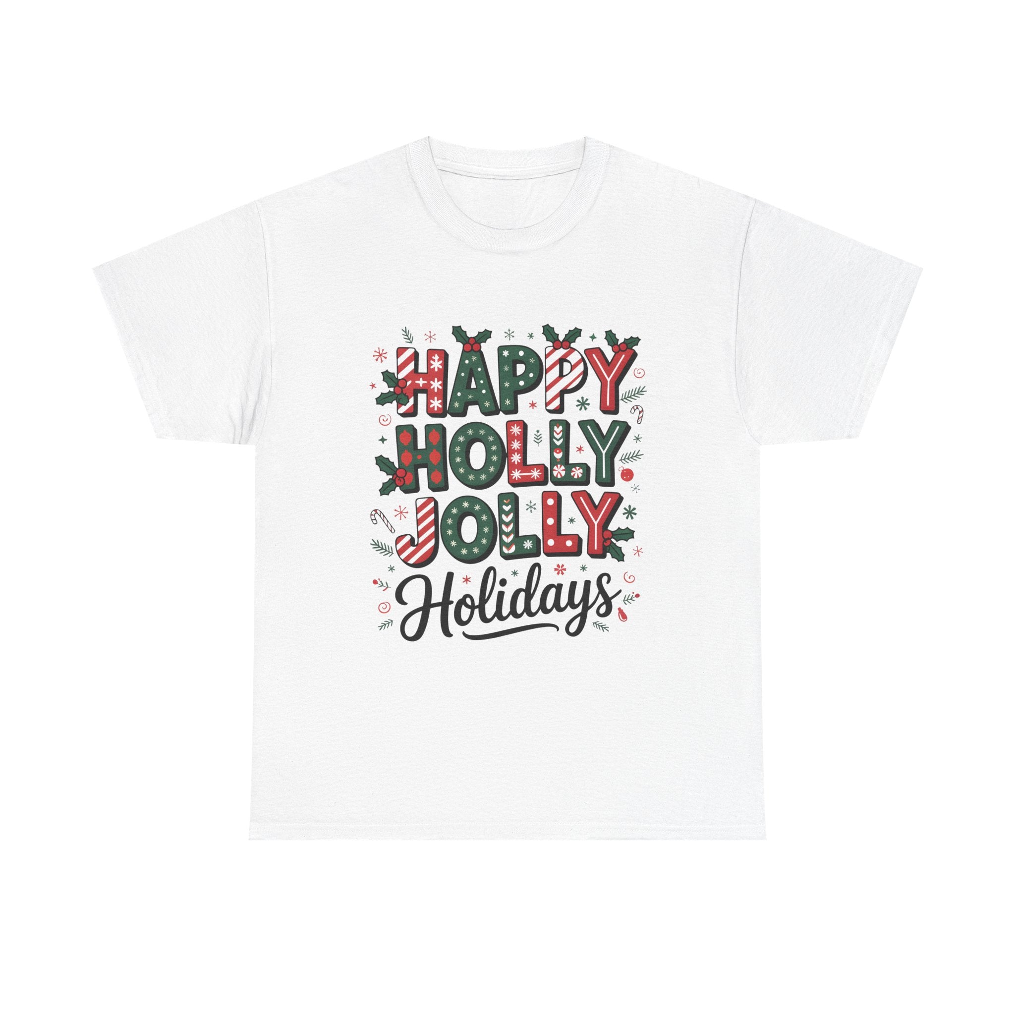 happy holly jolly graphic Tee