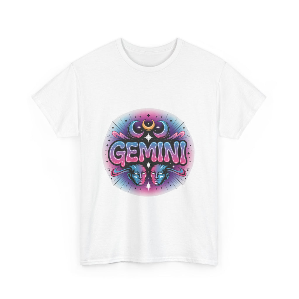 Neon Gemini Zodiac Tee