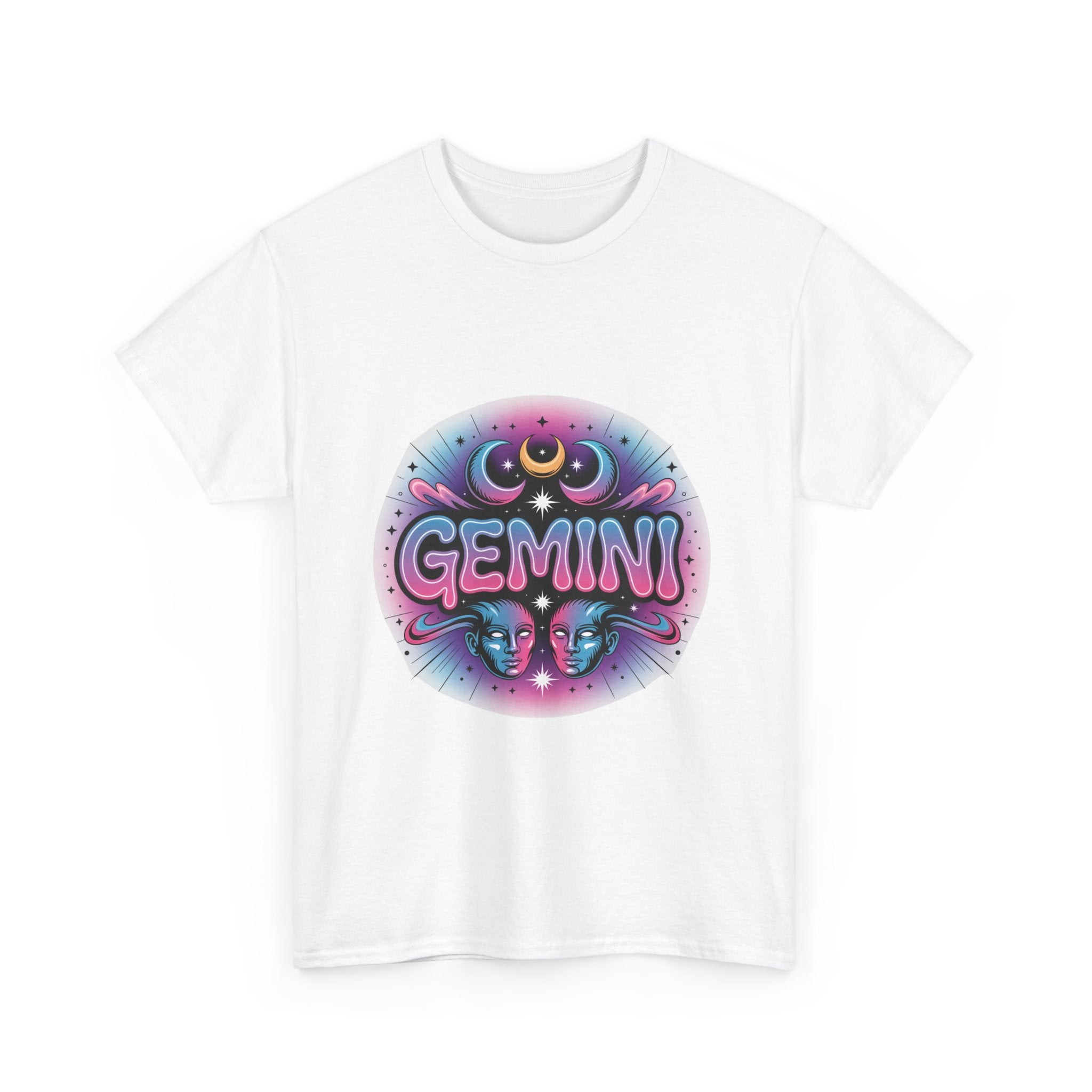 Neon Gemini Zodiac Tee