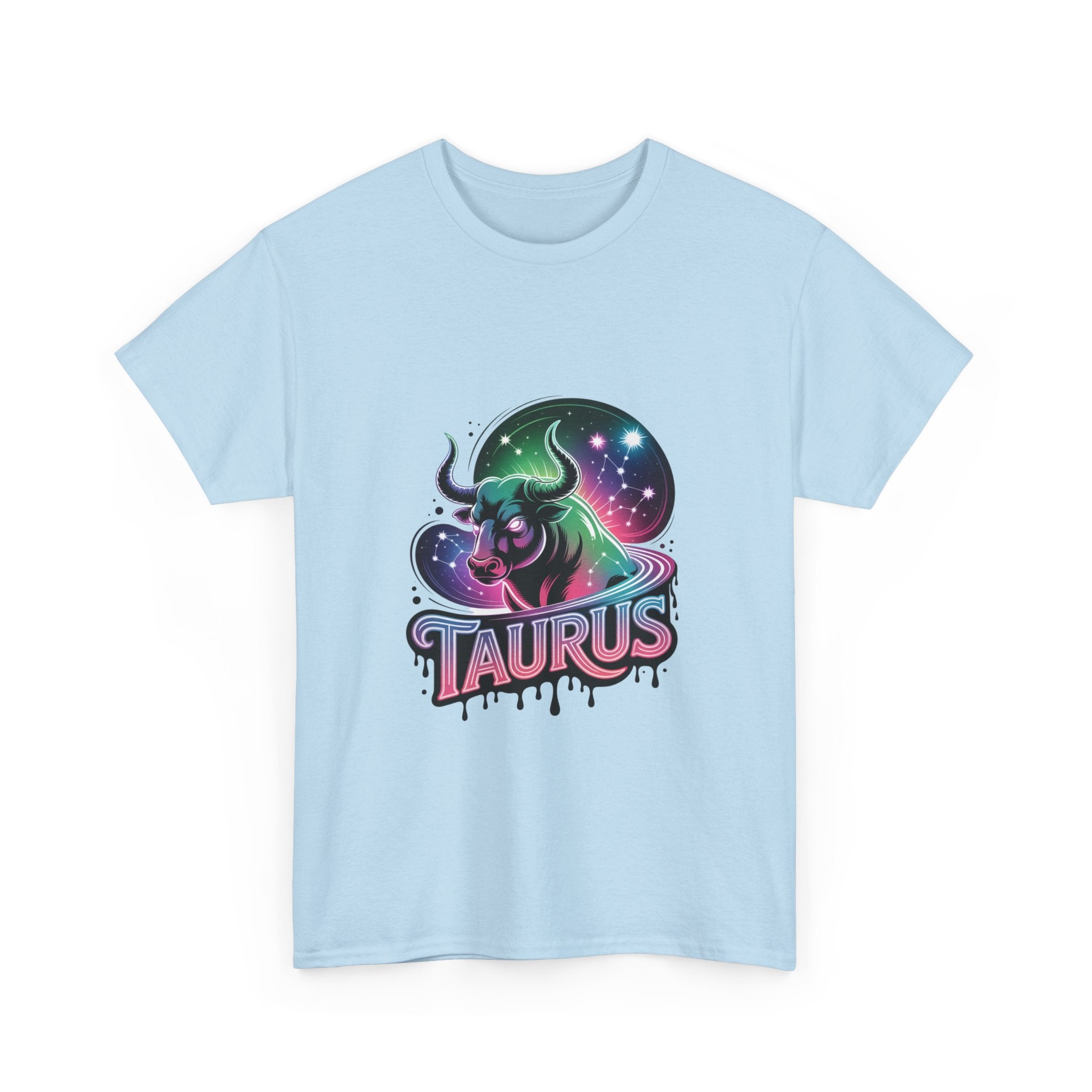 Neon Taurus Zodiac Tee