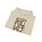 Ghost Reading Books Halloween Hoodie