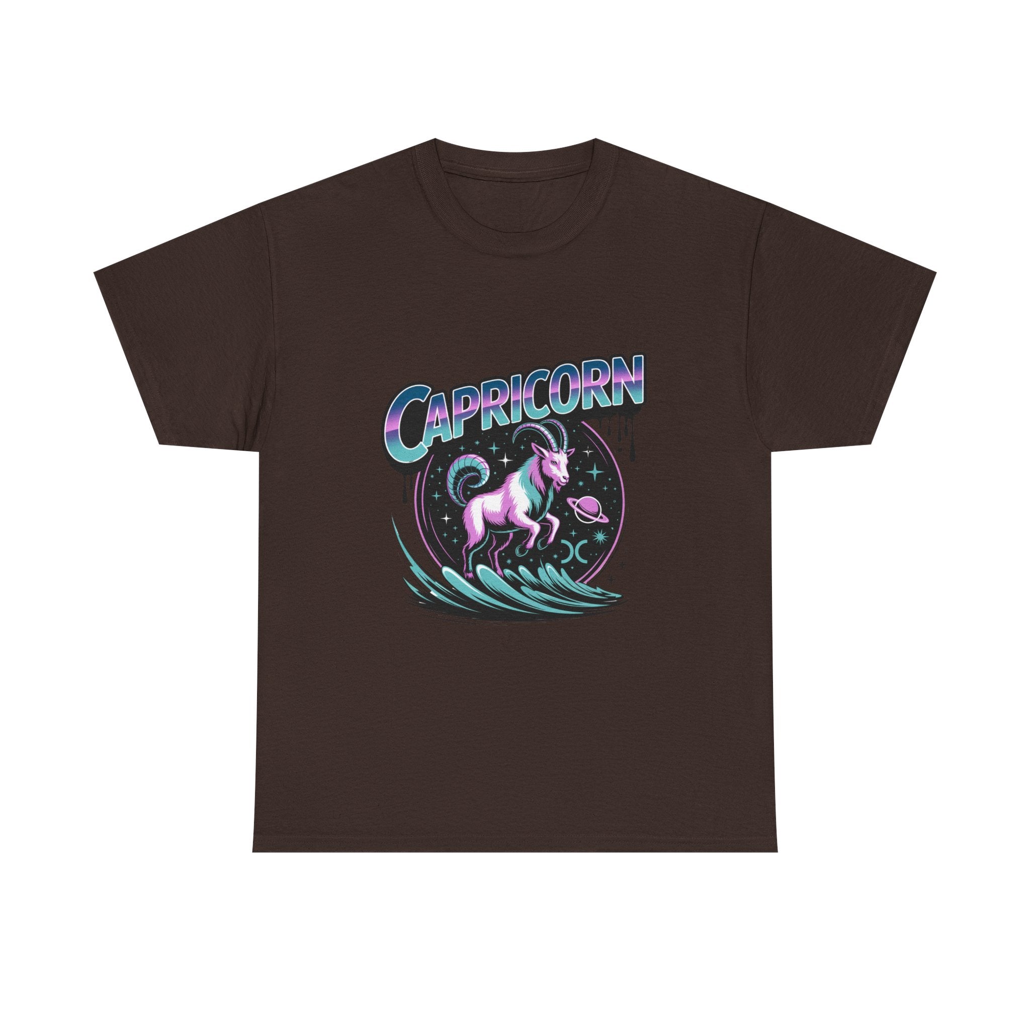 Neon Capricorn Zodiac Tee