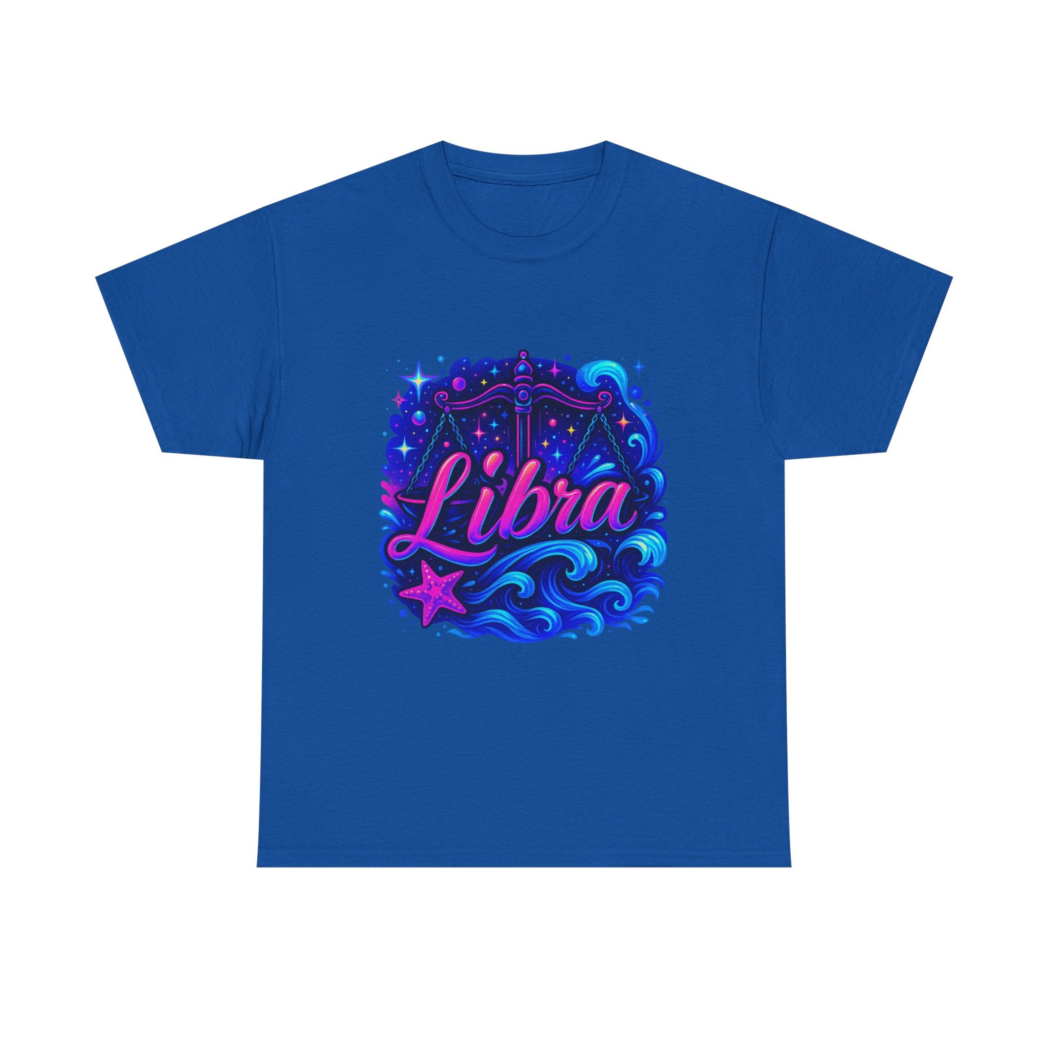 Neon Libra Zodiac Tee