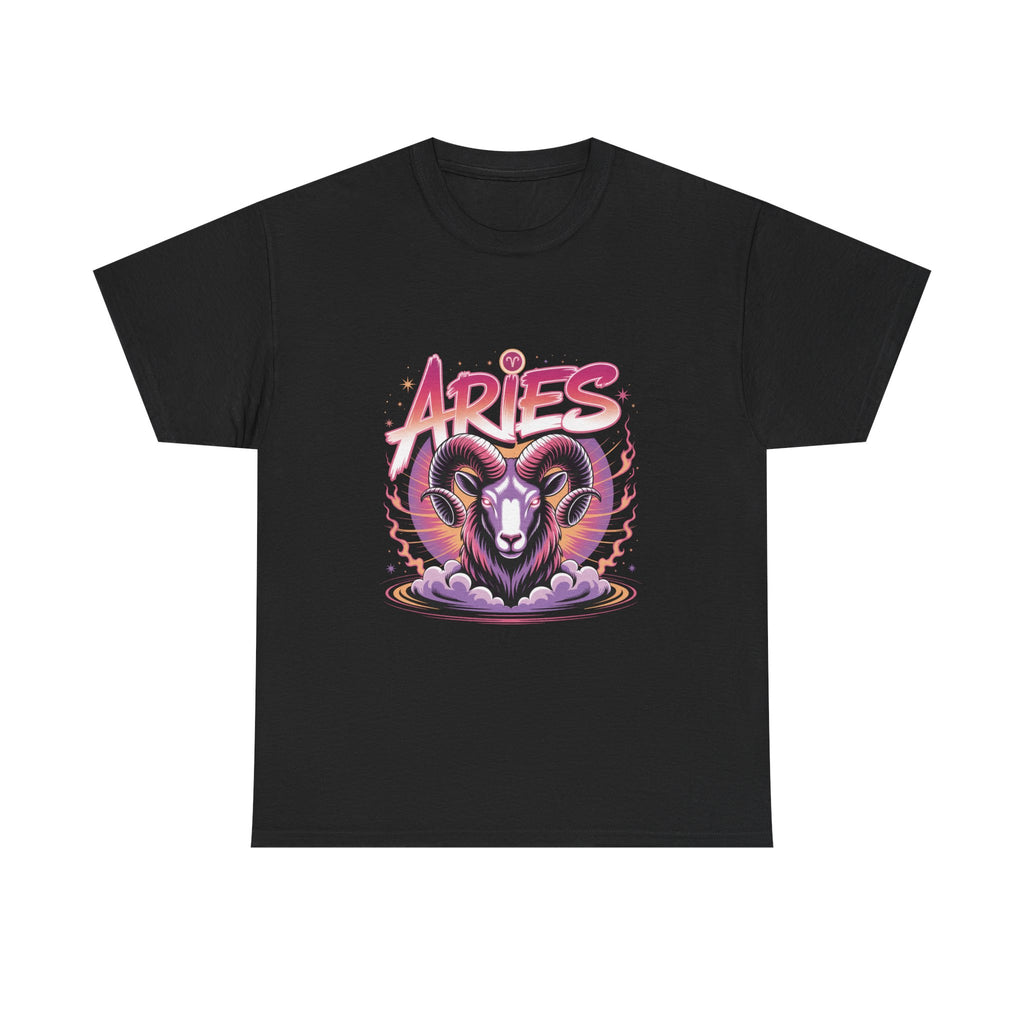 Neon Aries Zodiac Tee
