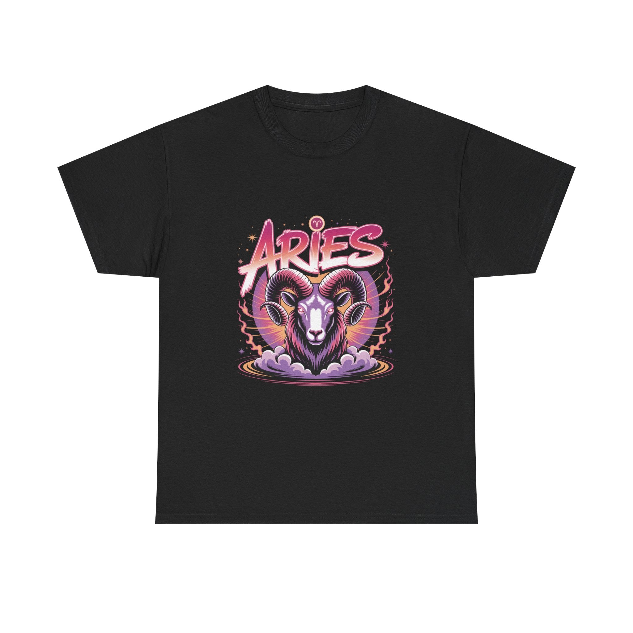 Neon Aries Zodiac Tee