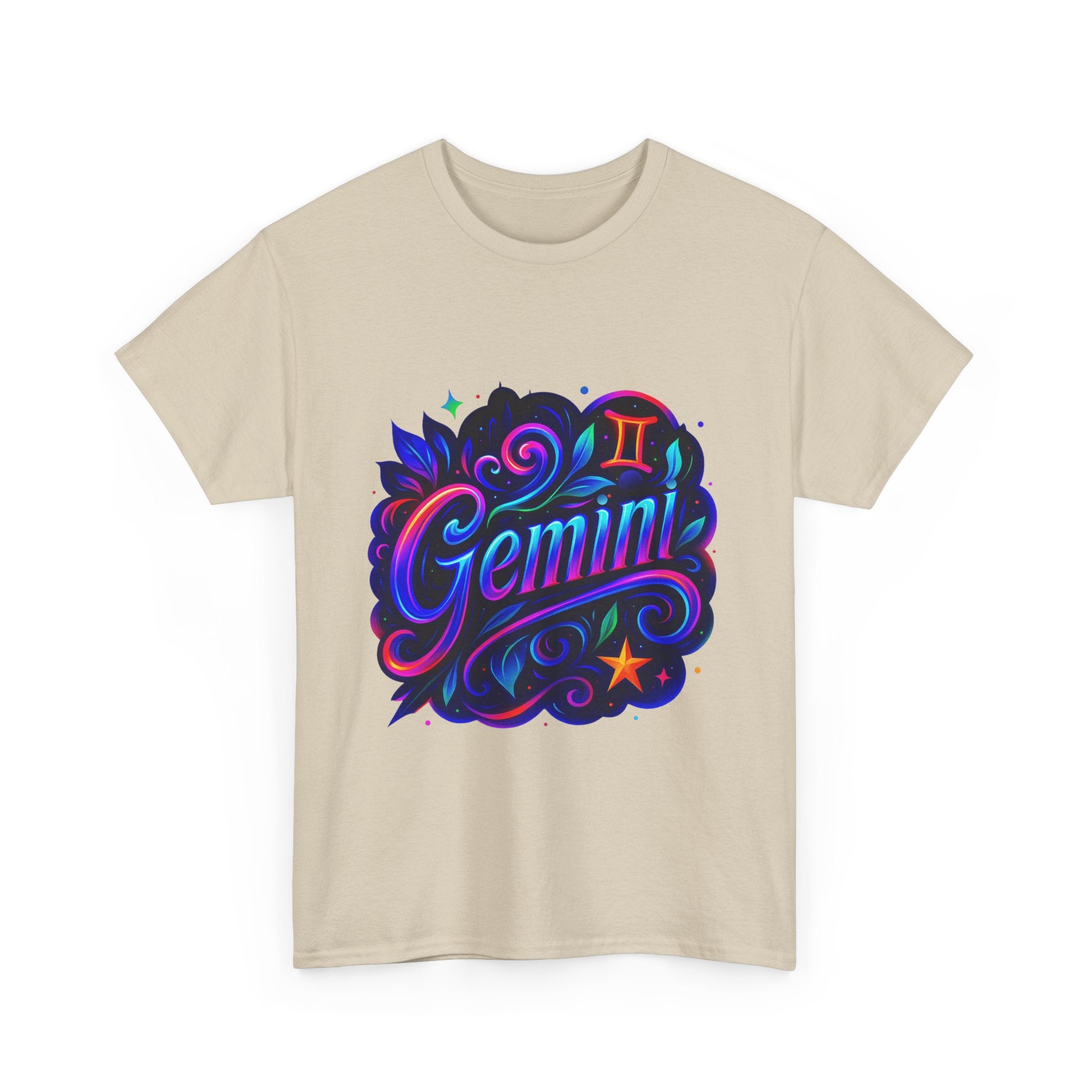 Neon Gemini Zodiac Tee