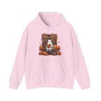 Cute Ghost Reading Book Nerd Halloween Hoodie