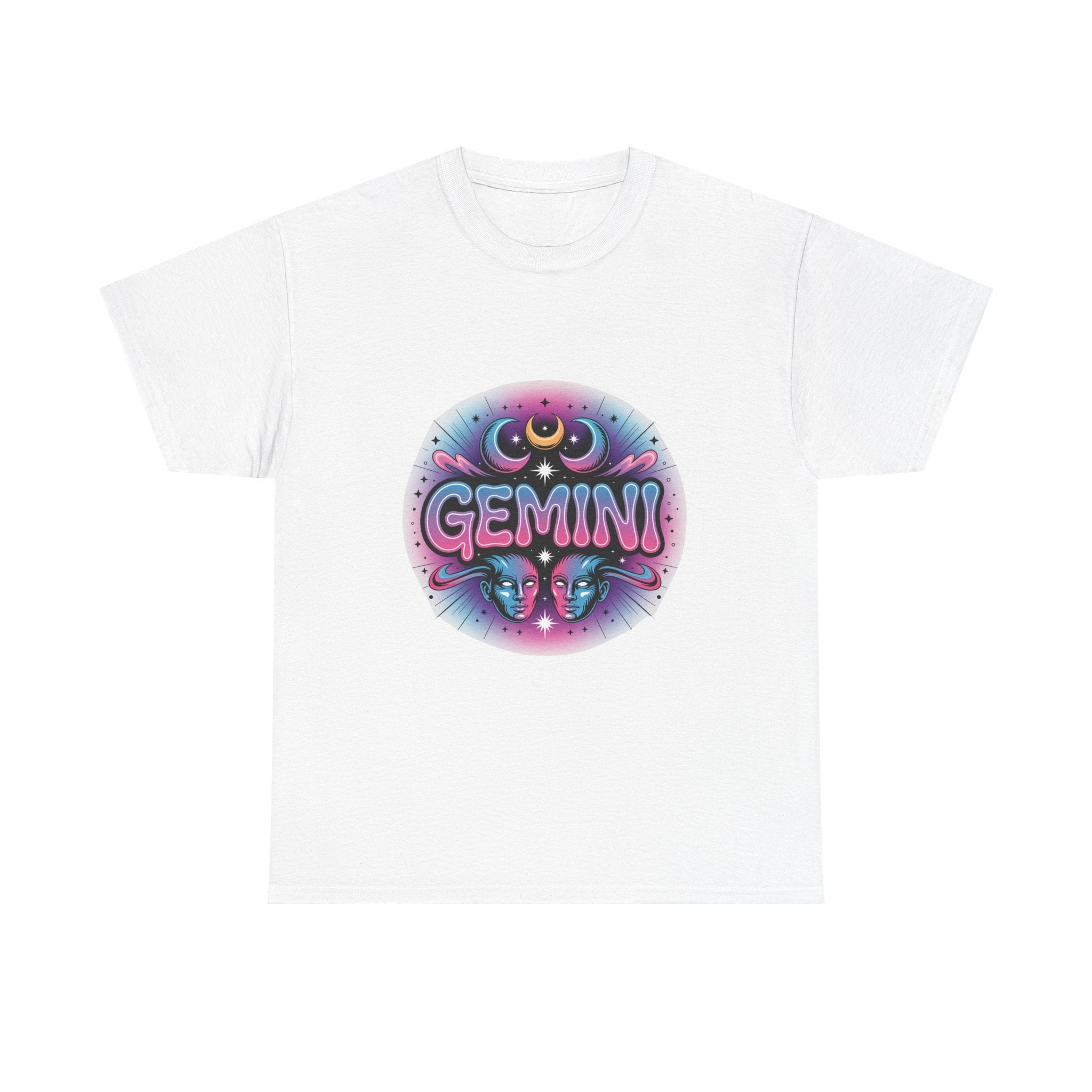 Neon Gemini Zodiac Tee