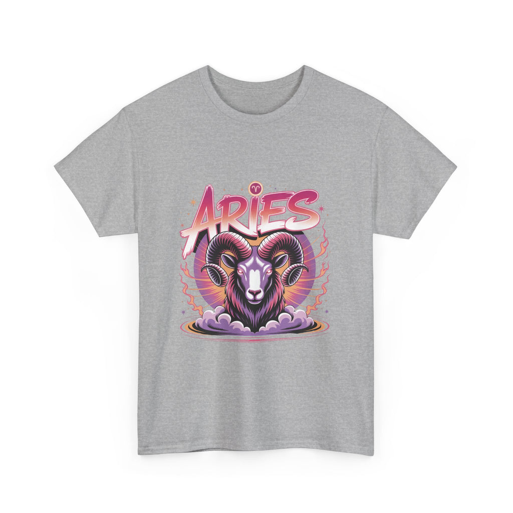 Neon Aries Zodiac Tee