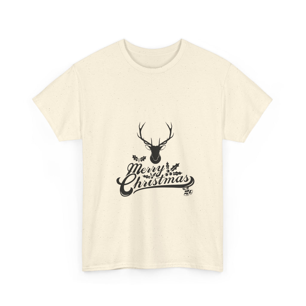 Deary Christmas Unisex Heavy Cotton Tee - Graphic Tee, Holiday T-Shirt, Festive Apparel, Winter Top, Novelty Xmas Shirt