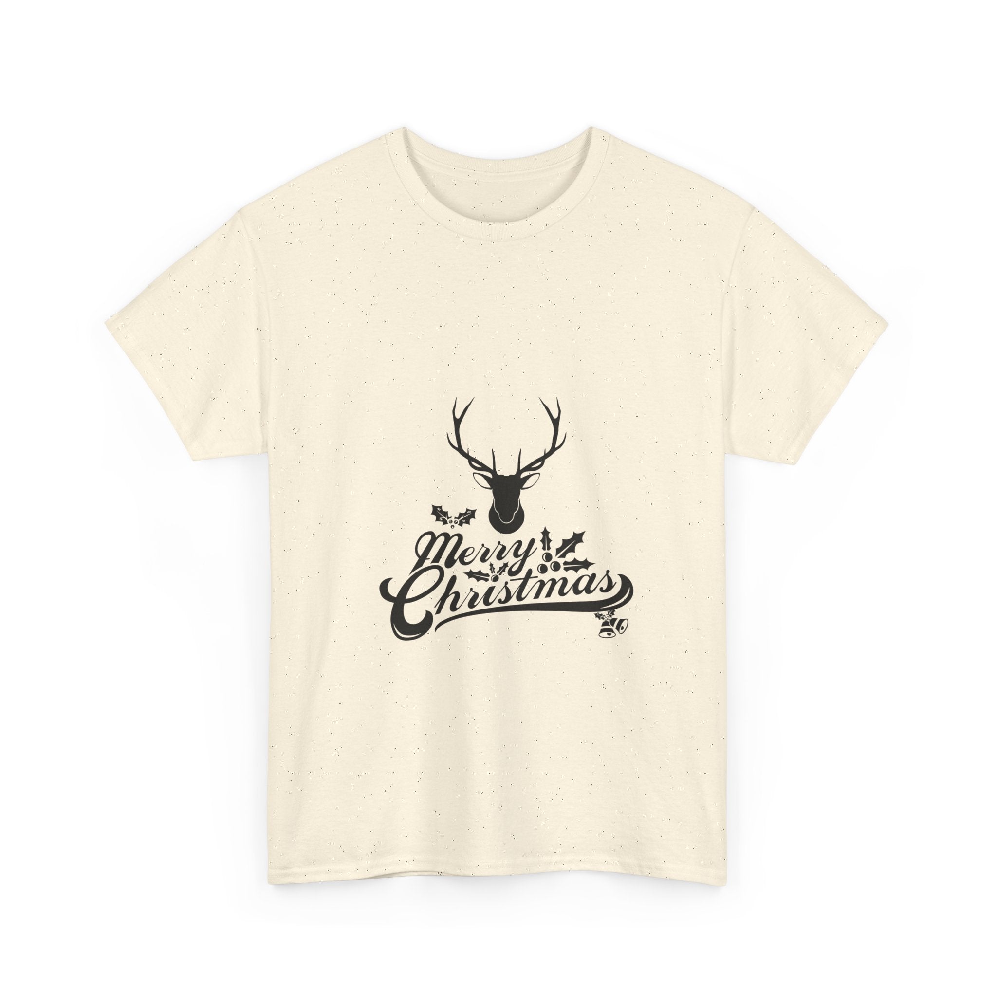 Deary Christmas Unisex Heavy Cotton Tee - Graphic Tee, Holiday T-Shirt, Festive Apparel, Winter Top, Novelty Xmas Shirt