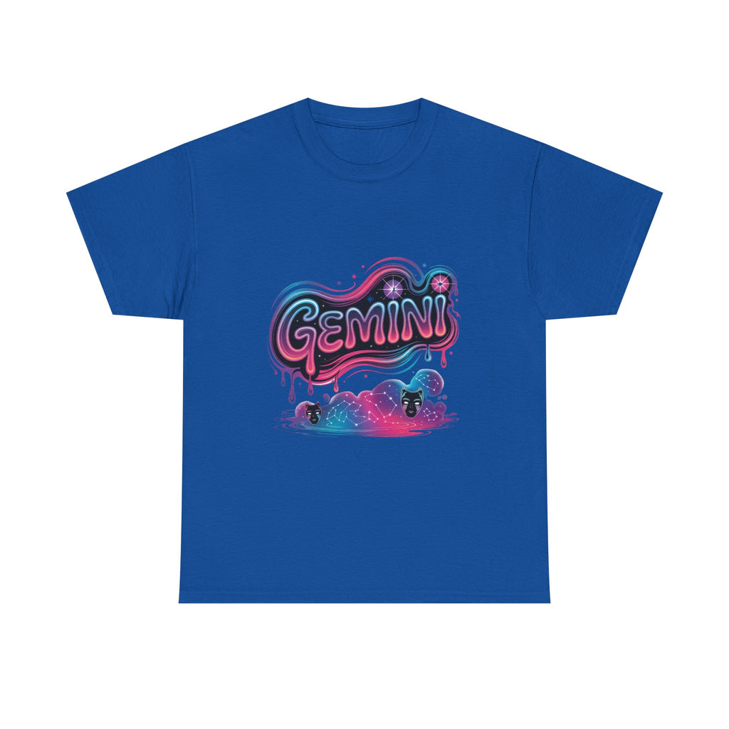 Neon Gemini Zodiac Tee