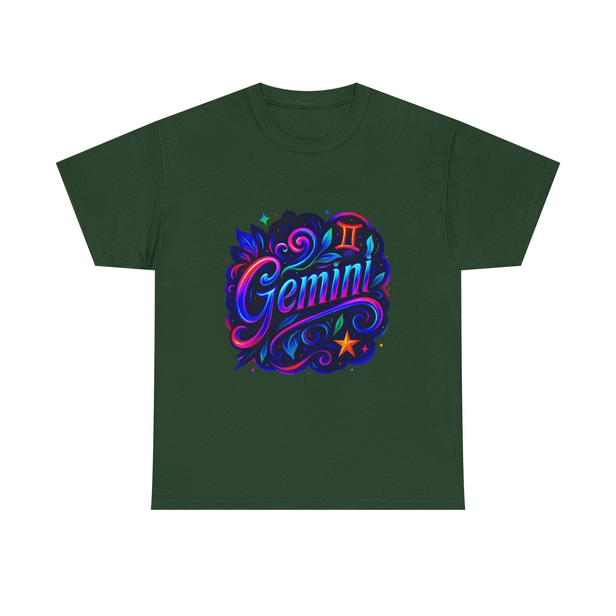 Neon Gemini Zodiac Tee