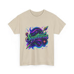 Neon Sagittarius Zodiac Tee