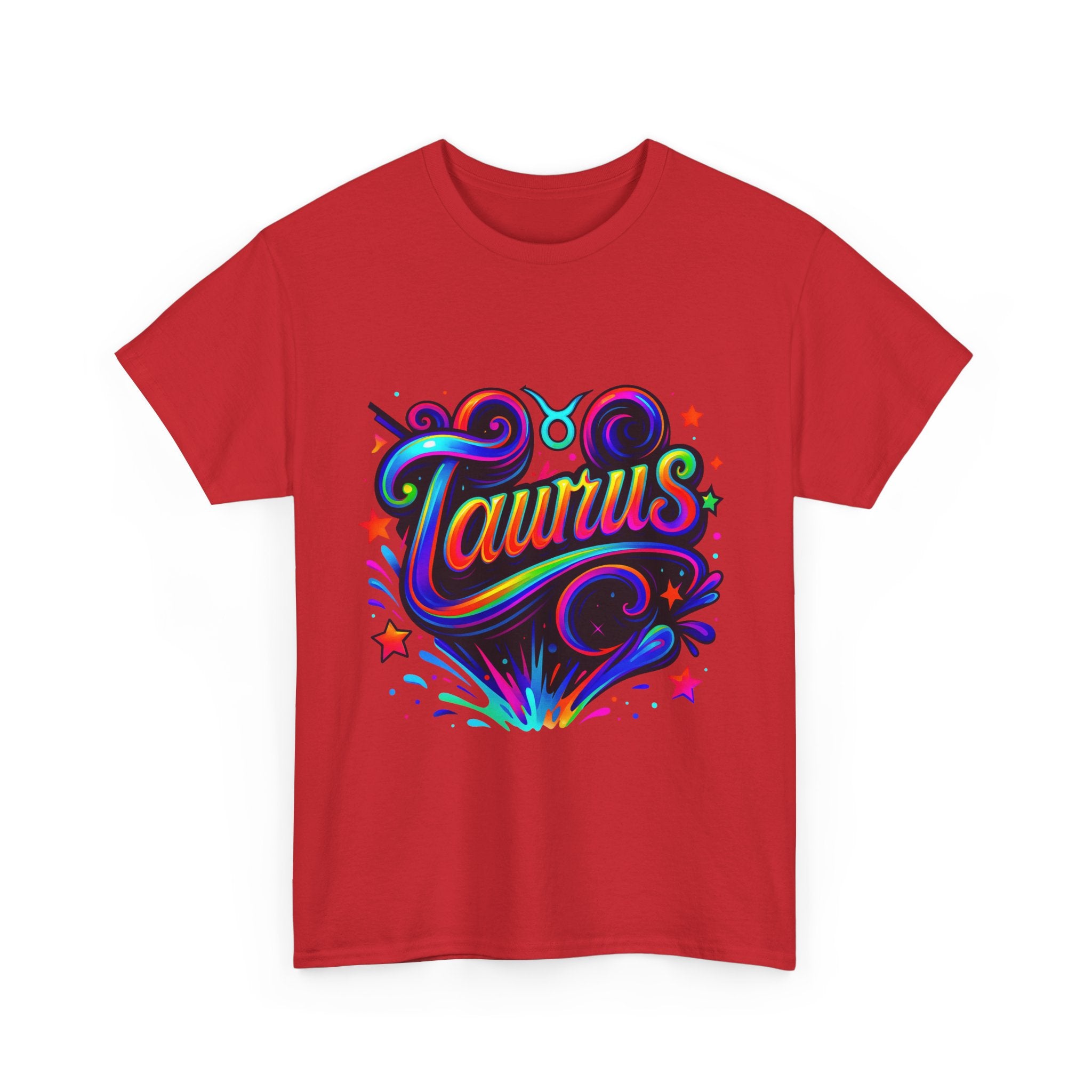 Neon Taurus Zodiac Tee