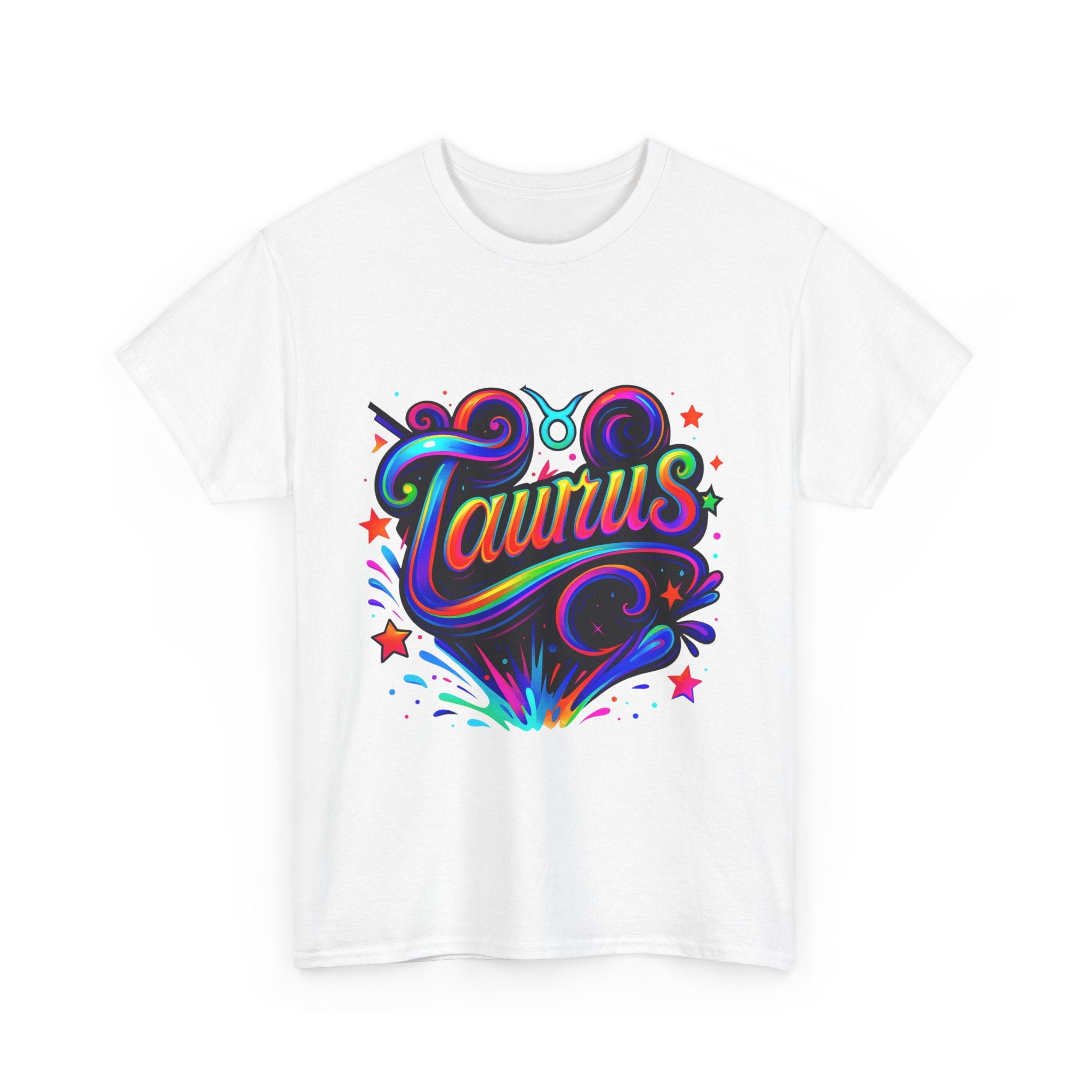 Neon Taurus Zodiac Tee