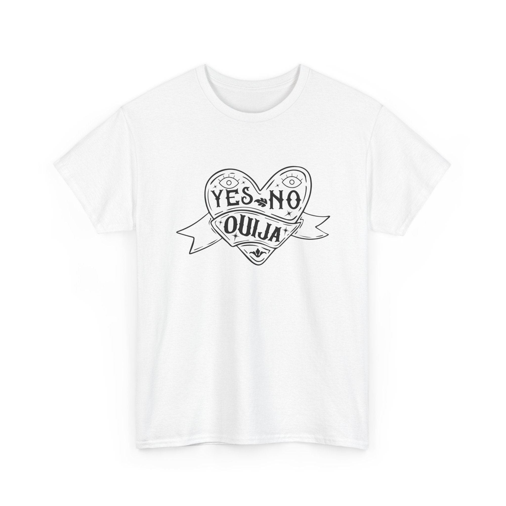 Unisex Tee - Yes No Ouija Graphic Print Shirt