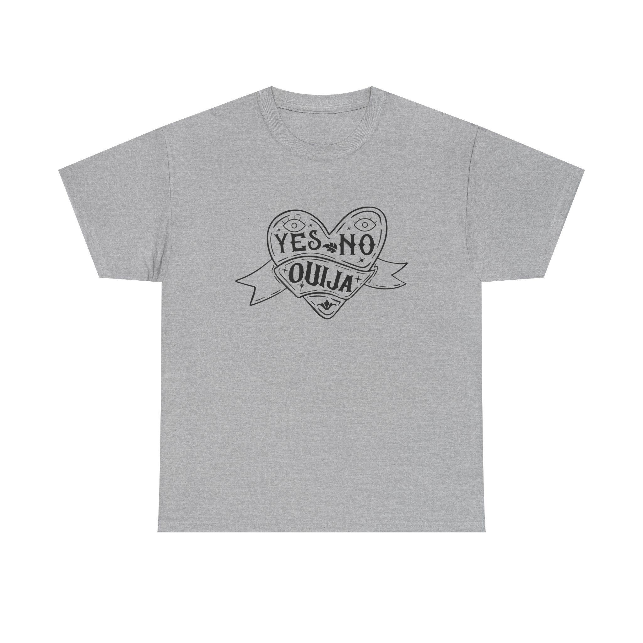 Unisex Tee - Yes No Ouija Graphic Print Shirt