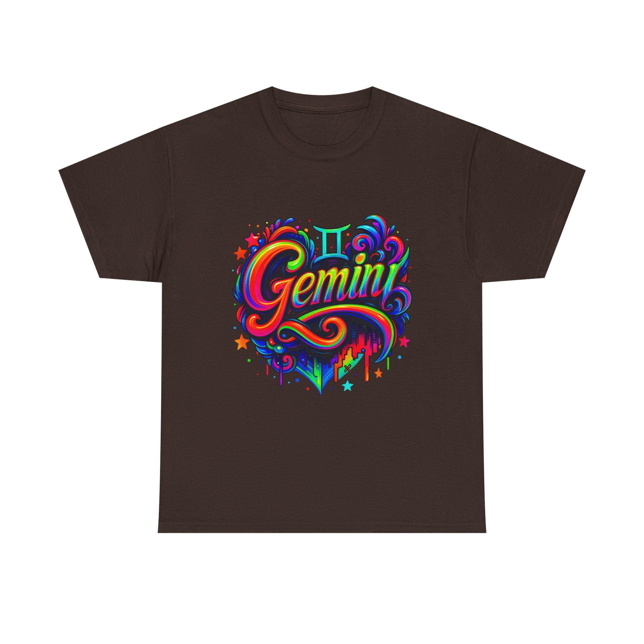 Neon Gemini Zodiac Tee