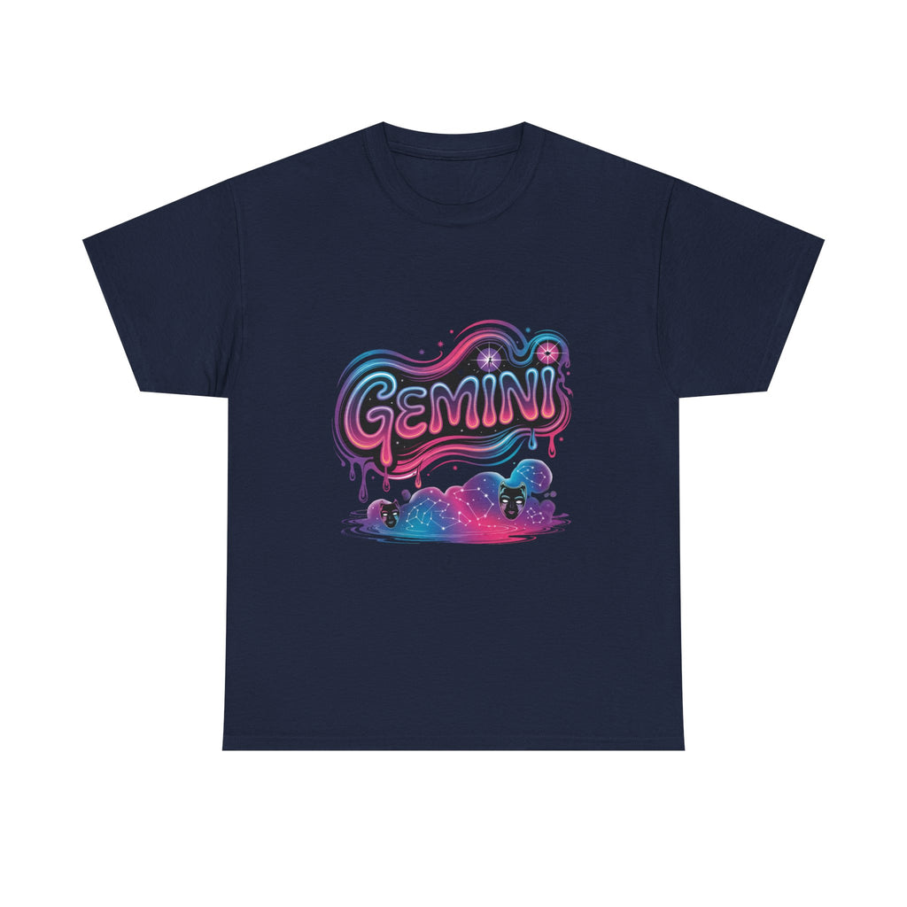 Neon Gemini Zodiac Tee
