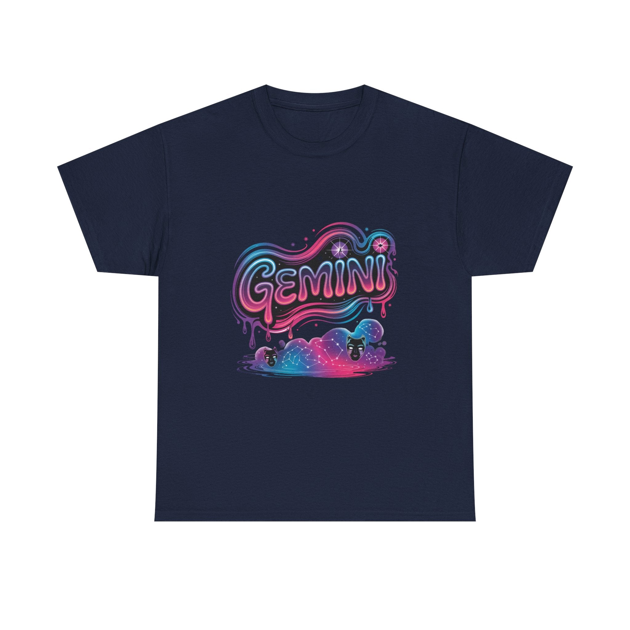 Neon Gemini Zodiac Tee