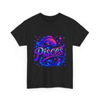 Neon Pisces Zodiac Tee