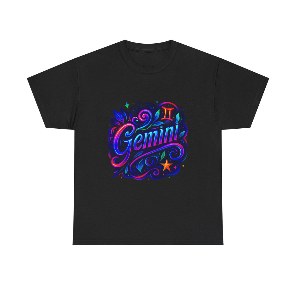 Neon Gemini Zodiac Tee