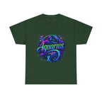 Neon Aquarius Zodiac Tee
