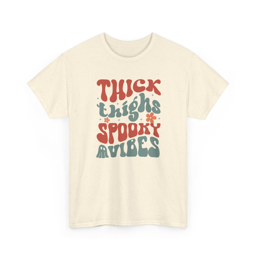 Thick Thighs Spooky Vibes Halloween Tee