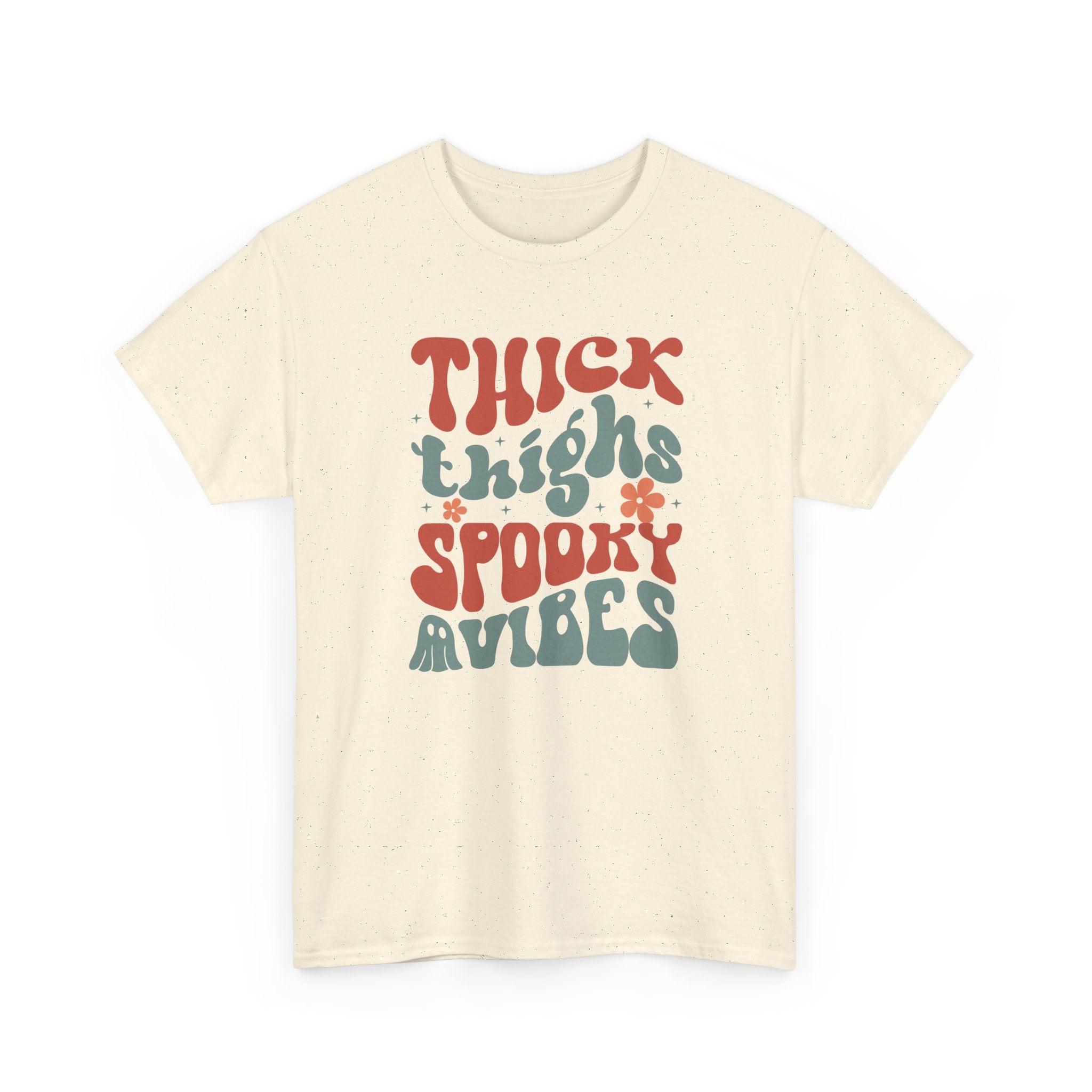 Thick Thighs Spooky Vibes Halloween Tee