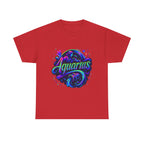 Neon Aquarius Zodiac Tee
