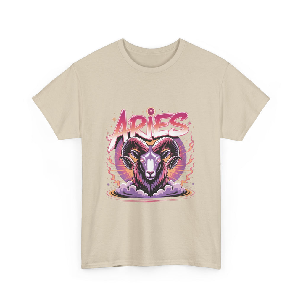 Neon Aries Zodiac Tee