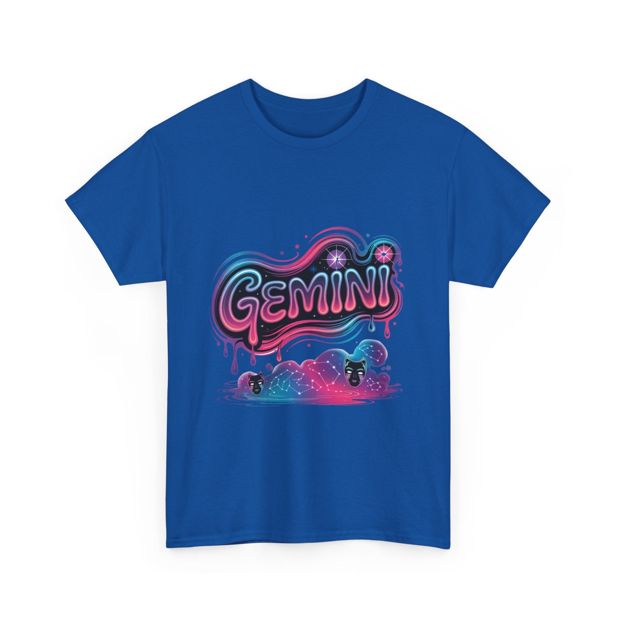 Neon Gemini Zodiac Tee
