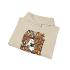 Vintage Halloween Ghost Book Lover Hoodie