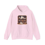 Cute Ghost Reading Books Halloween Librarian Book Hoodie