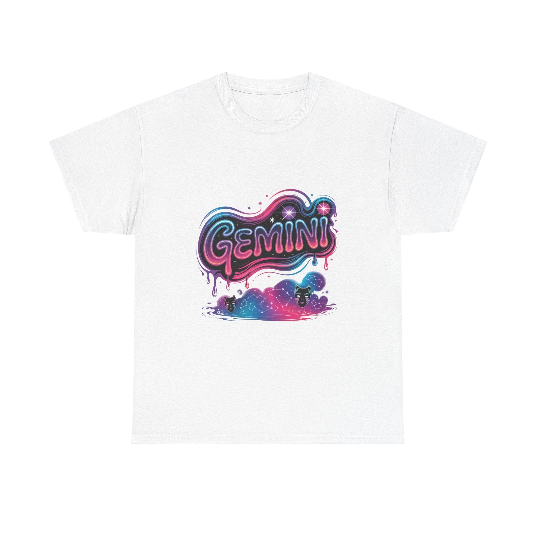 Neon Gemini Zodiac Tee