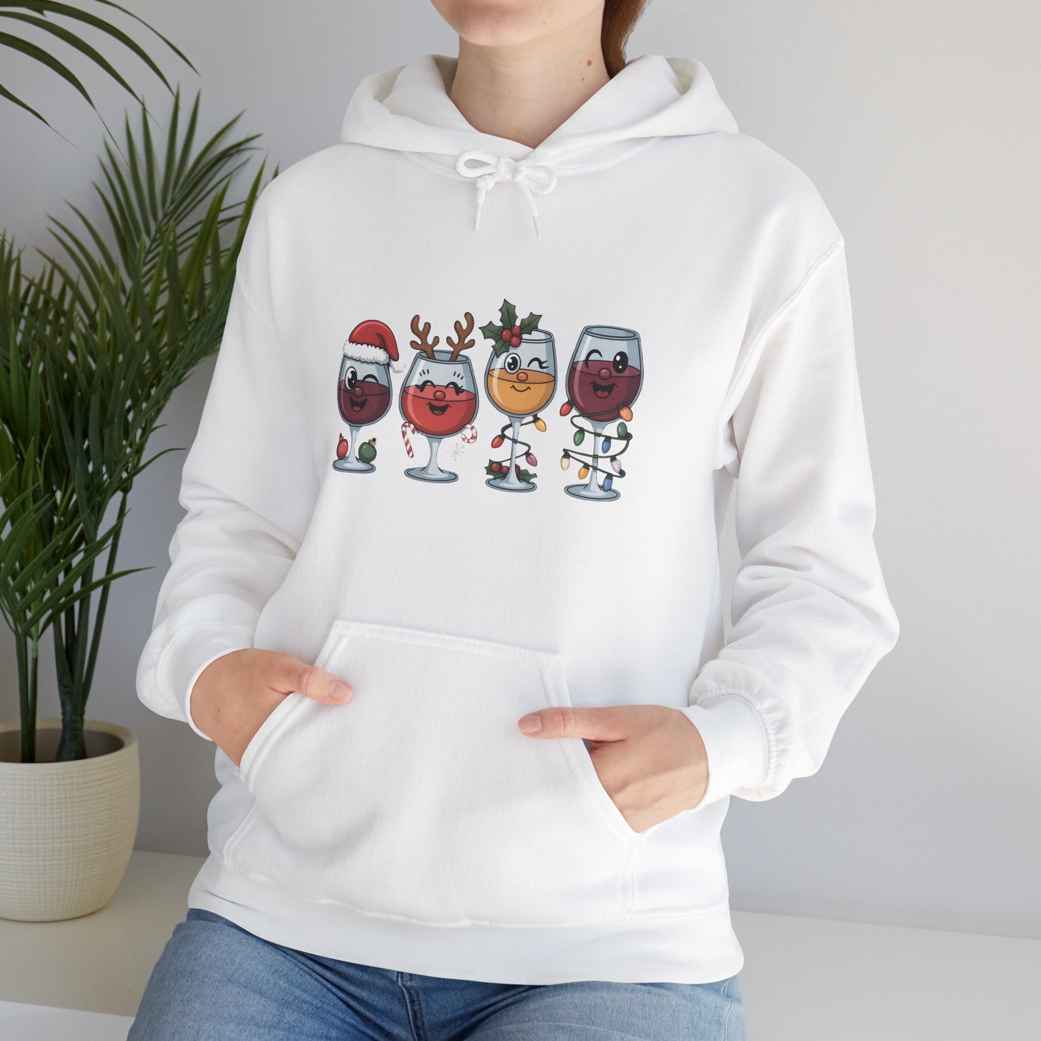 Christmas Wine Party Hoodie
