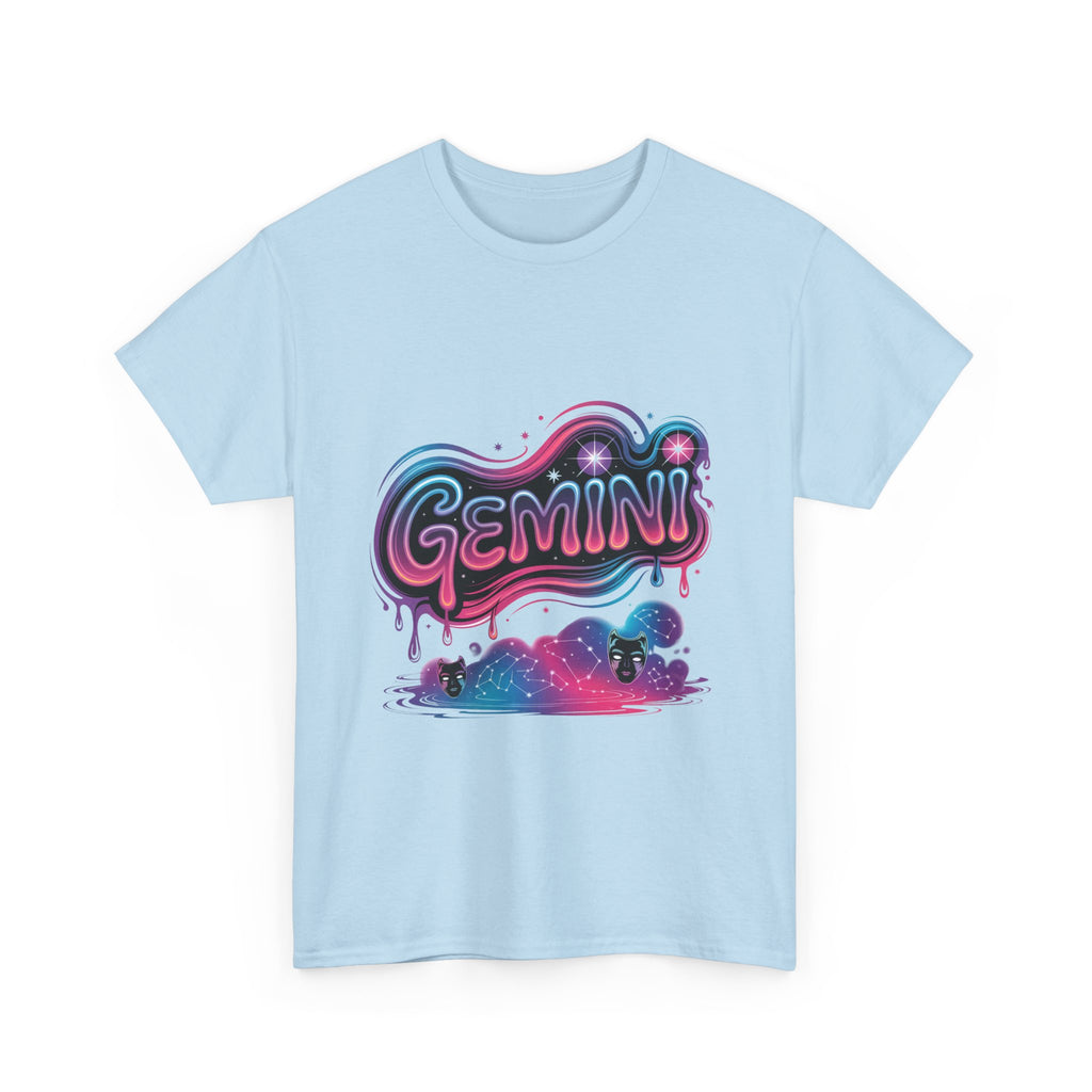 Neon Gemini Zodiac Tee