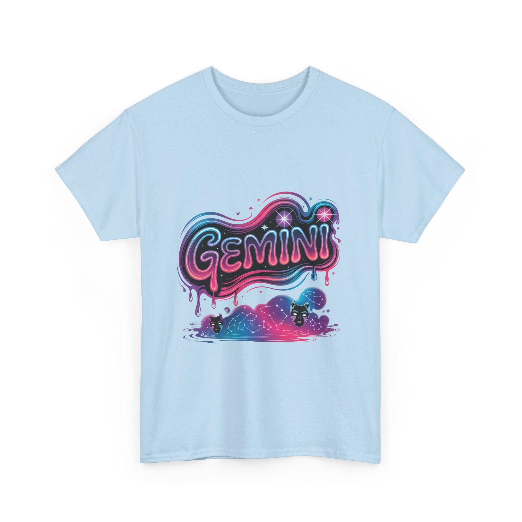 Neon Gemini Zodiac Tee