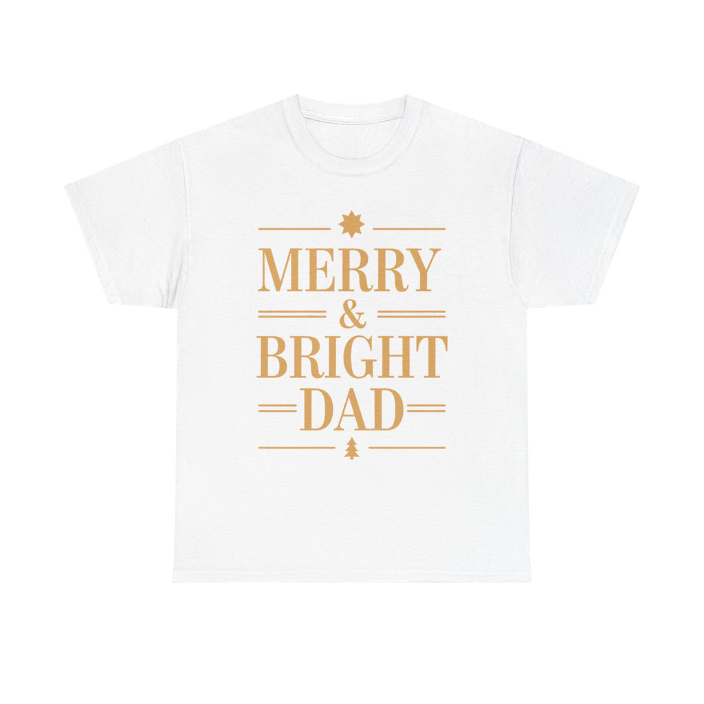 Dad Graphic Tee - Merry & Bright Unisex Heavy Cotton