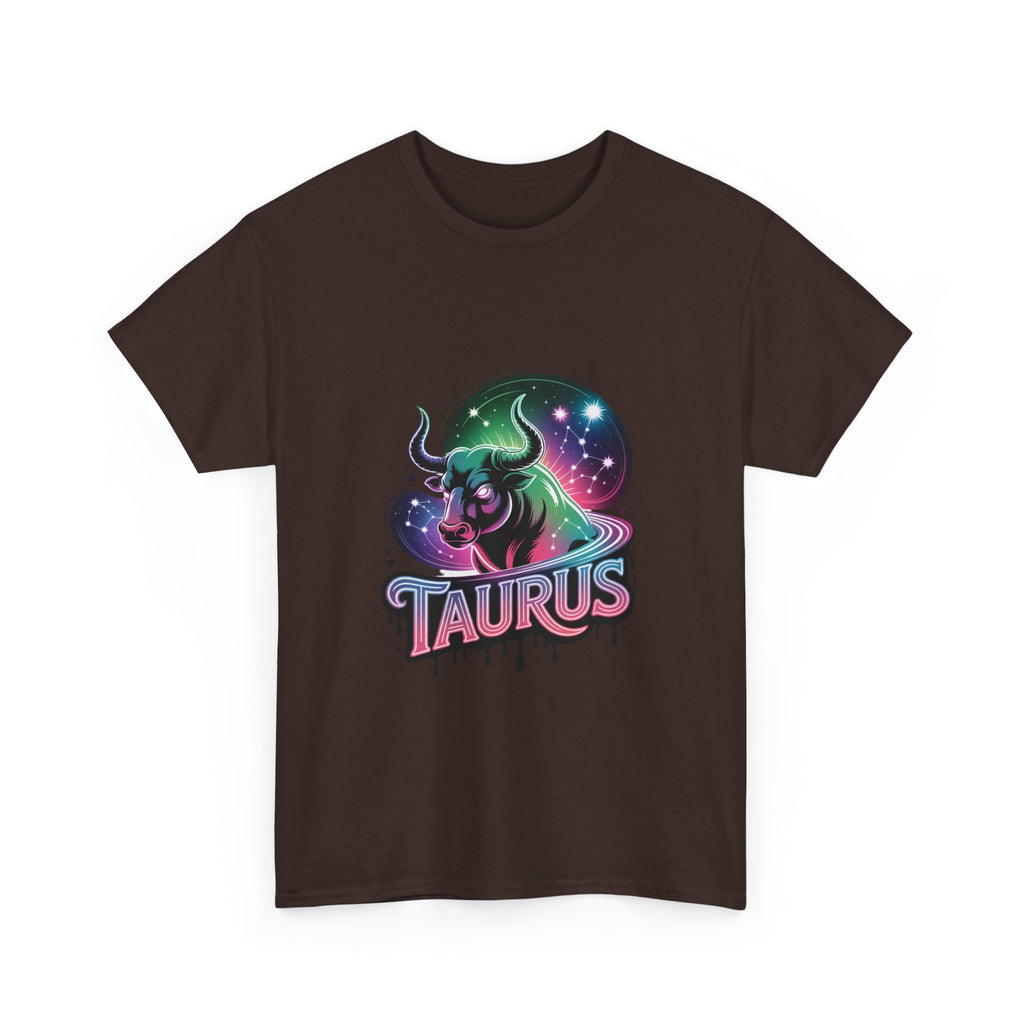 Neon Taurus Zodiac Tee