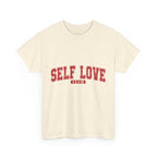 Self Love Club Graphic Unisex Tee, Positive Affirmation Shirt, Self Care Gift, Inspirational T-Shirt, Empowerment Tee, Mental Health
