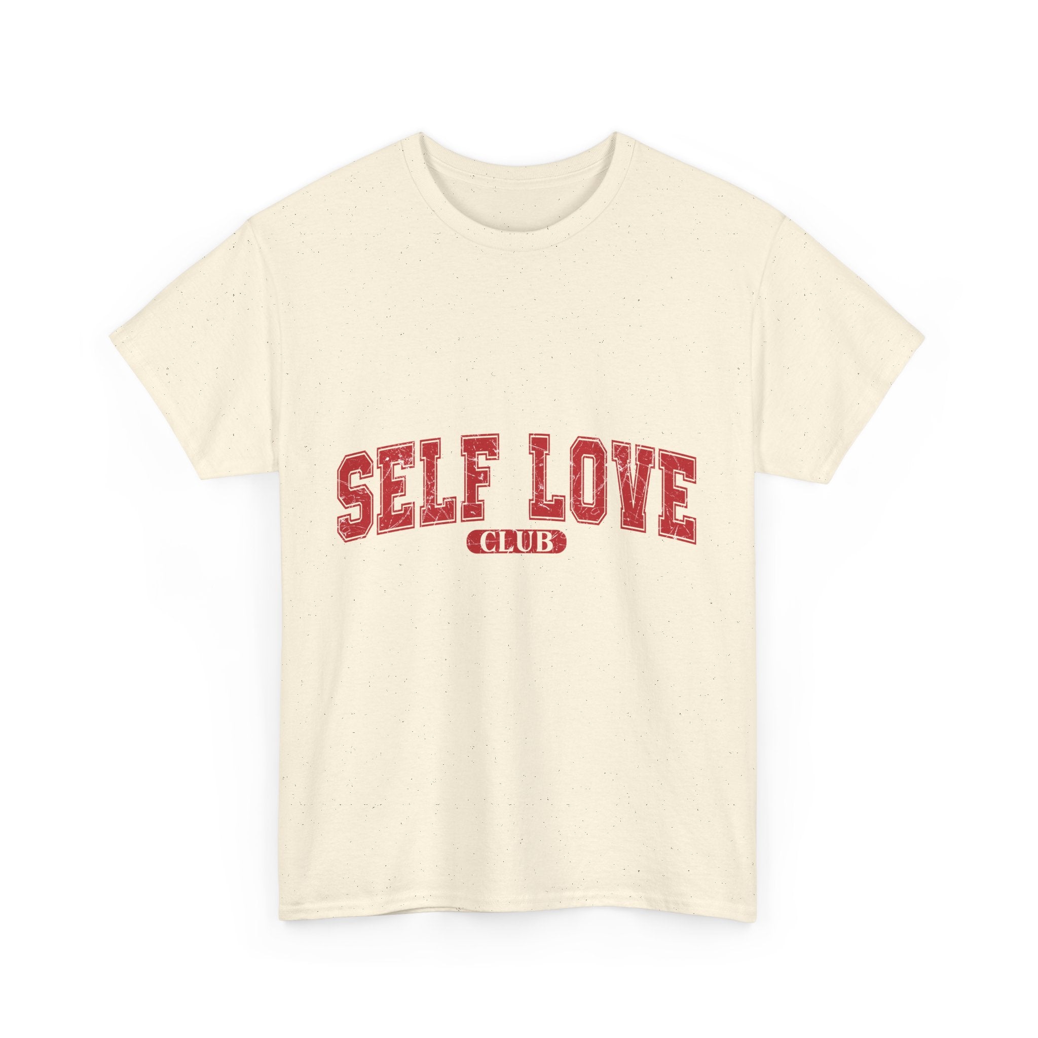 Self Love Club Graphic Unisex Tee, Positive Affirmation Shirt, Self Care Gift, Inspirational T-Shirt, Empowerment Tee, Mental Health
