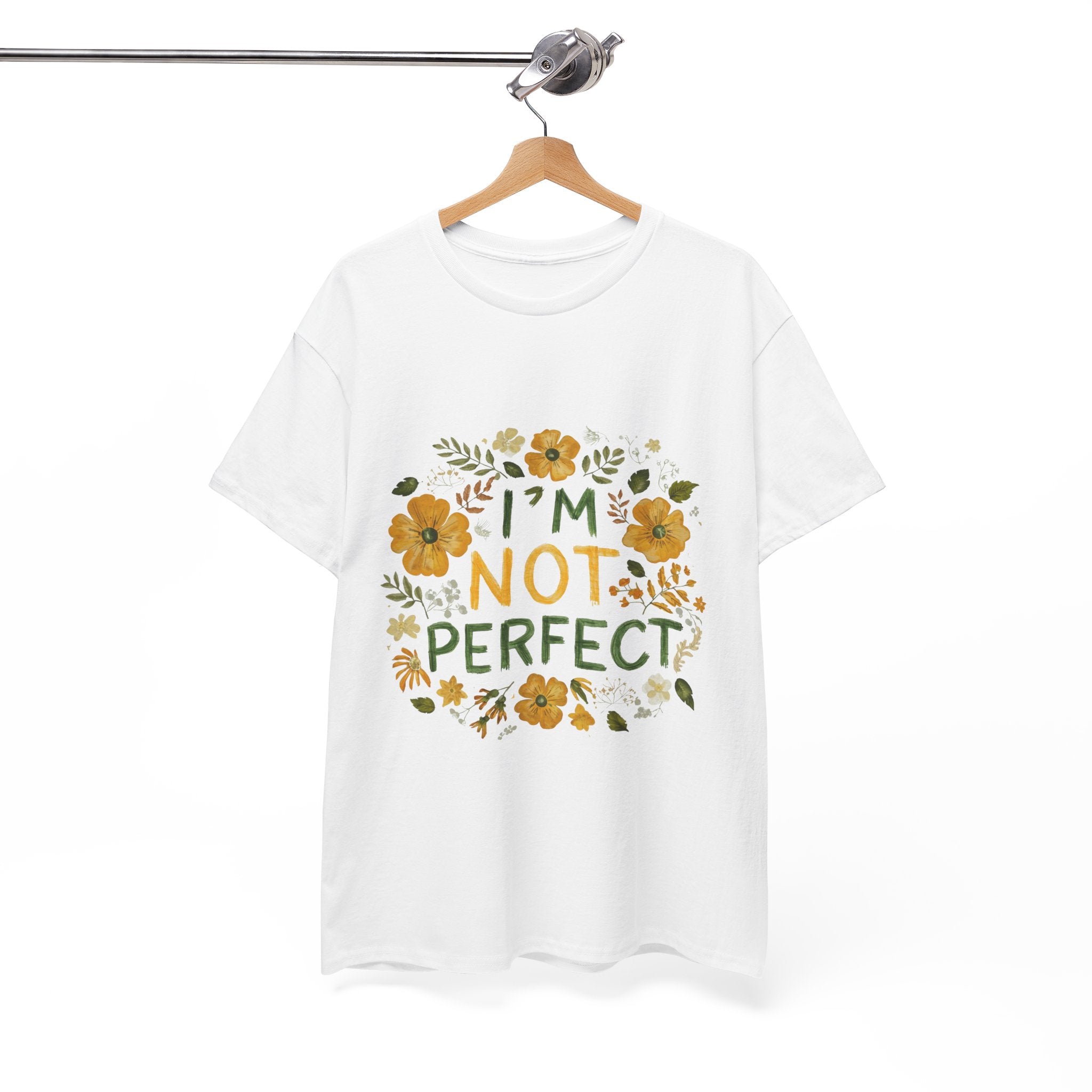 I Am Not Perfect Floral Tee