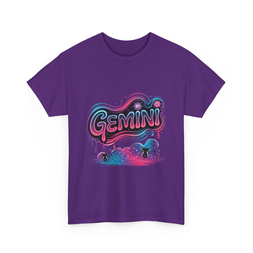 Neon Gemini Zodiac Tee